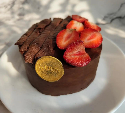 Belgian Chocolate Strawberry Cake